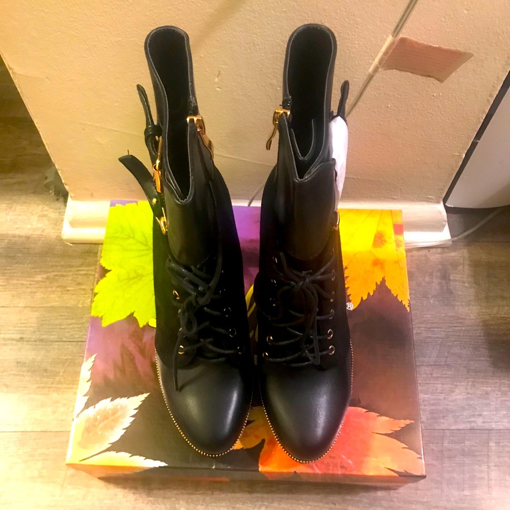 Block Heel Booties